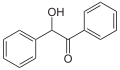 Deutsch: Struktur von Benzoin English: Structure of Benzoin