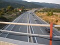 Un tratto dell'autostrada presso Asprovalta