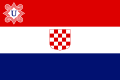 Den uavhengige staten Kroatias flagg, 1941-1945