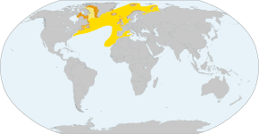 Descripcion d'l'imatge Fratercula arctica distribution map.svg.