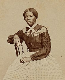 Foto de Tubman sentada