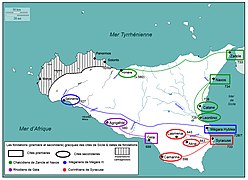 Chronologie des fondations en Sicile