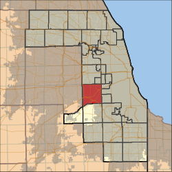 Location in Cook County