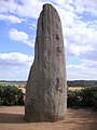 Mehir a Saint-Macaire-en-Mauges (Maine-et-Loire).