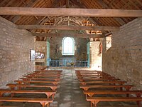 L'intérieur de la chapelle.