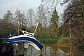 Sailingboat in Middelheim Open Air Sculpture Museum Antwerp