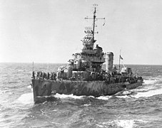 USS Aaron Ward (DD-483), 1942-1943