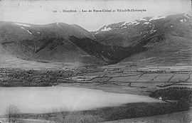 Villard-Saint-Cristophe and the Pierre-Châtel Lake at the start of the 20th century