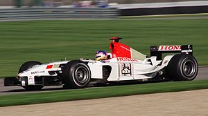 Jacques Villeneuve Yhdysvaltain GP:ssä.