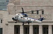 陸上自衛隊の特別輸送ヘリコプターEC-225LP（2012年）