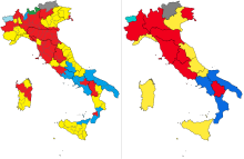 2013 Italian general election - Results by list.svg