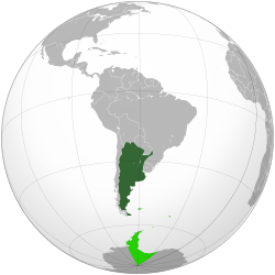Location of Arjantiina