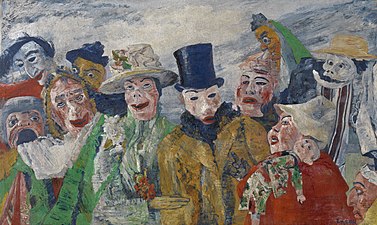 The Intrigue by James Ensor. 1890