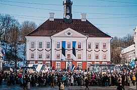 Demonstration in Support of Ukraine in Tartu.jpg