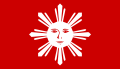 Flagge der Republik von Biak-na-Bato (1897).