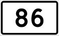 County Road 86 shield