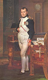 Napoleono ĉe sia buroo, (1812)