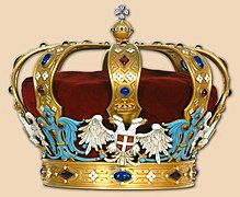 Corona de la casa Karadjordjevic.