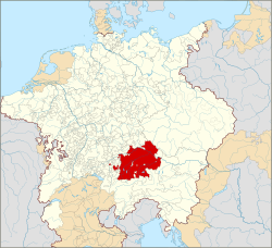 Војводството Баварија во рамките на Светото Римско Царство, 1618 година