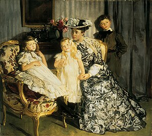 Hustruen Jeanne Simon med børn, 1903