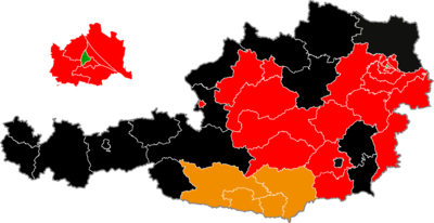 Wahlkreisergebnisse bei der Nationalratswahl 2008 nach dem Endergebnis (mit Wahlkarten und Briefwahl)