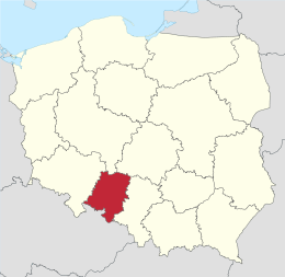 Voivodato di Opole – Localizzazione