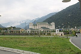 Hôtel « River side » à Qabala.