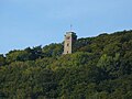 Uitzichttoren Klippenturm op de 300 m hoge Luhdener Berg