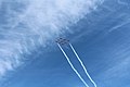 The Snowbirds make a pass over Fort McMurray, Alberta