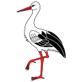 Stork, Storch, Cicogne, Ooievaar, Gólya.svg