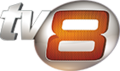 9 Eylül 2013-1 Eylül 2014 tarihleri arasında kullanılan TV8 logosu.