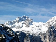 Monte Triglav en los Alpes Julianos.