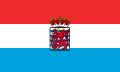 Nieoficjalna flaga belgijskiej Prowincji Luksemburg