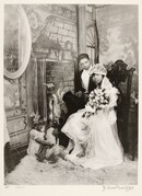 James Van Der Zee, Wedding Day, Harlem, 1926, imprimé en 1974, Tirage argentique. Don de Frank et Katherine Martucci