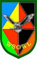 Oznaka rozpoznawcza WSOWL we Wrocławiu na mundur wyjściowy.