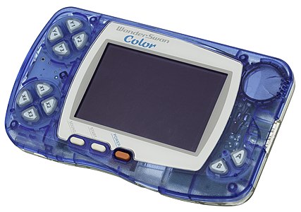 The WonderSwan Color, a Japanese handheld gaming console released in late 2000. The WonderSwan Color was the follow-up to Bandai's original monochrome WonderSwan that was released the previous year. The new handheld had could now display in color and also had some other minor improvements.