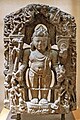 Vishnu sous la forme d'un nain - Fragment de décor architectural en grés - Rajasthan VIIIe – IXe siècle