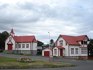 Iglesia católica en Akureyri.