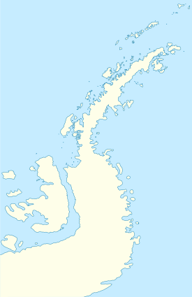 Isla Barry / Islote San Martín ubicada en Península Antártica