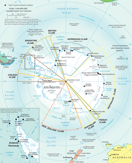 Map of Antarctica