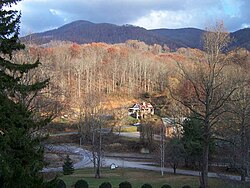 View from the Balsam Mountain Inn