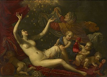 Danaë Receiving the Shower of Gold 1672-1674