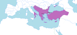 Kekaisaran Bizantium pada kematian Basileios II, 1025