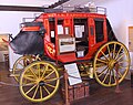 Image 35Concord Coach no. 251 in Wells Fargo livery in Old Town San Diego. (from History of California)