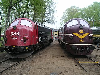 DSB MY 1159 and MX 1001 in Ängelholm