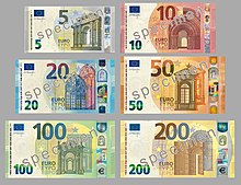 euróbankjegyek