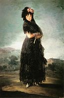 Retrato de la marquesa de Santa Cruz, pintado por Goya