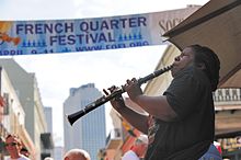 Ketchens performing at the French Quarter Jazz Festival in New Orleans, 2010