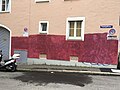 Ülevärvitud grafiti Augsburgi vanalinnas