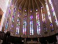 Lodeve Cathedral, France, stained glass